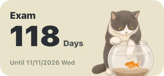 CatDays countdown widget example